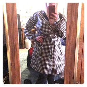 Columbia rain coat trench gingham trendy winter